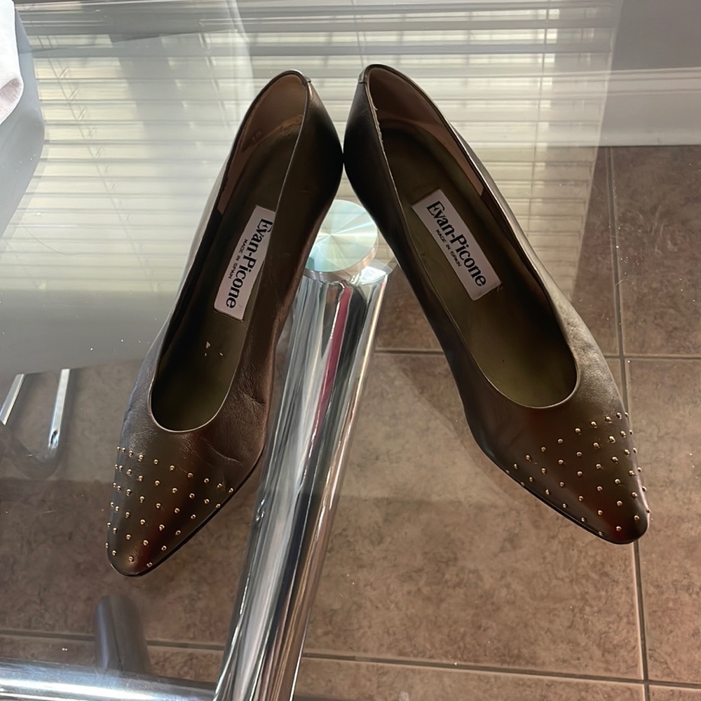 EVA PICONE BRONZE HEEL